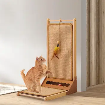 אנכי חתול מגרד קרטון לטחון כפות הרהיטים עמידים מגן חתול מגרד לוח חתלתול מקורה חתולים פעילות גופנית